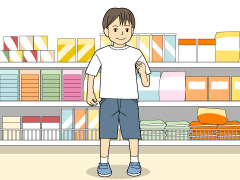 小さなお客さん