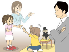 妻と娘