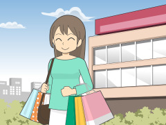 買物帰り