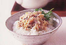 アジのなめろう丼
