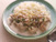 チキンときのこのクリーム煮　バターライス添え