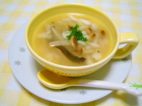 きのこのスープ