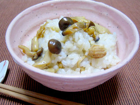 きのこご飯（混ぜご飯）