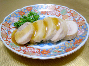 鶏肉の梅酒煮