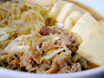 牛肉と豆腐のすき煮
