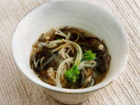 乾燥切り昆布のスープ