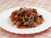牛肉と干しシイタケの炒め物
