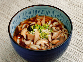 きのこのあんかけうどん