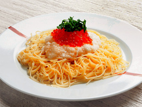 いくらと長芋の和風パスタ