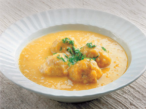 豆腐団子のクリームコーン煮