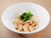 蒸し鶏とカブとブロッコリーのわさび醤油和え