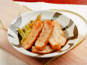 さやいんげんとさつま揚げの煮物