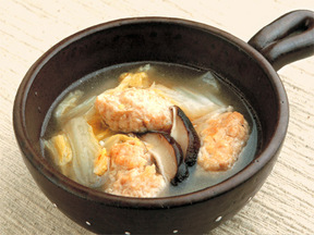 白菜と鶏団子のスープ