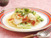 カマンベールチーズとキャベツのパスタ