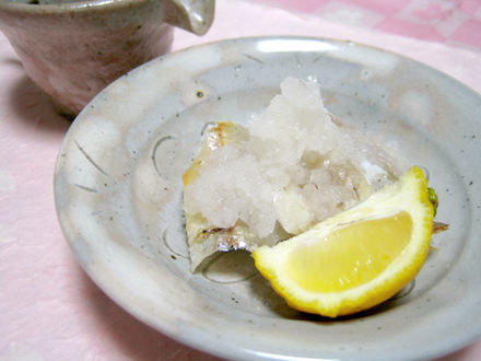 サヨリのおろし和え
