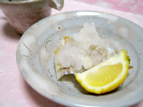 サヨリのおろし和え