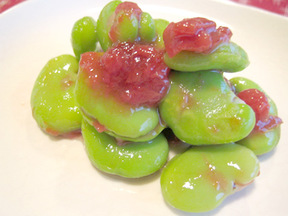 そら豆の梅和え