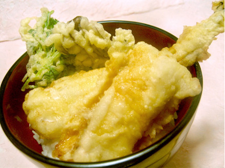アナゴ天丼