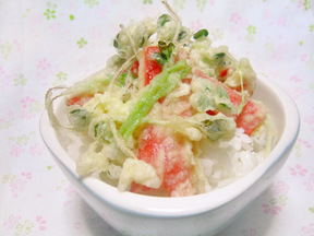 カニかまぼこ丼