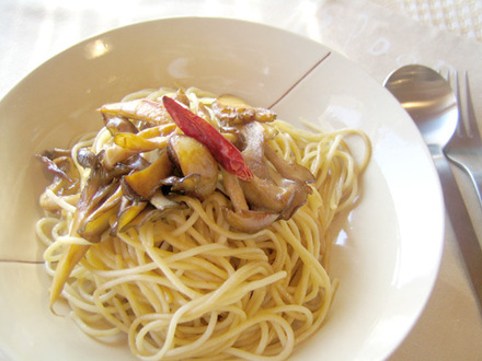 きのこのパスタ