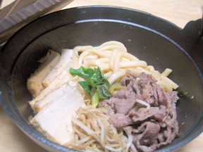 すき煮風うどん