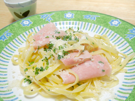 タリアテッレのクリームパスタ