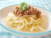 電子レンジで簡単！麻婆パスタ