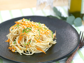 彩色タラコパスタ