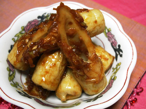 ちくわの中華風照り焼き