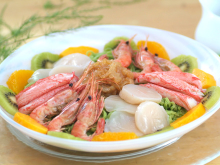 海鮮入り芝麻醤麺（チーマージャンメン）