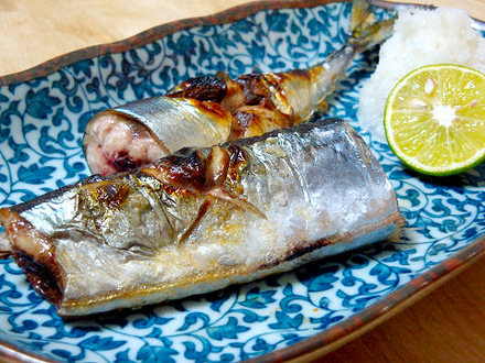 サンマの塩焼き