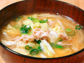 豚肉と白菜の味噌汁