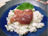 マグロとタラコの混ぜ寿司