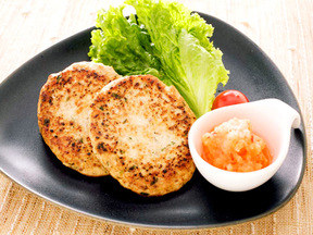 イワシと豆腐のハンバーグみぞれソース