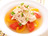 野菜の寒天寄せと豚の冷しゃぶレモン風味