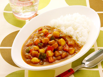 圧力鍋で簡単！豆のカレーライス