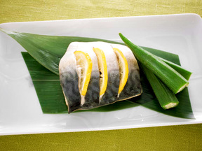 サバのゆずはさみ焼き