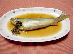 アユの実山椒煮