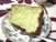 梨とホウレンソウのシフォンケーキ