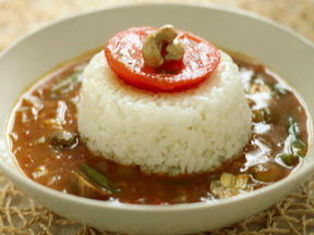 トマト風味のカレー