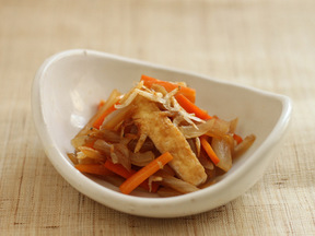 油揚げと野菜の重ね煮
