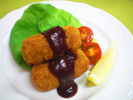 もちの豚肉巻きフライ