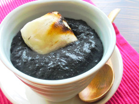 黒ゴマ汁粉