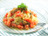 ウナギとトマトの冷製パスタ