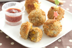 ひよこ豆のコロッケ