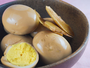 ゆで卵のショウガ煮