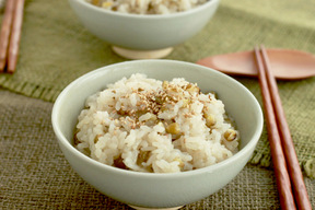 緑豆のエスニックおこわ