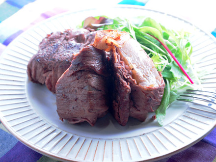 こんにゃくの肉巻きステーキ