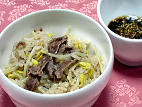 大豆もやしの炊き込みご飯（コンナムルパプ）