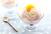 牛乳白玉団子のかき氷